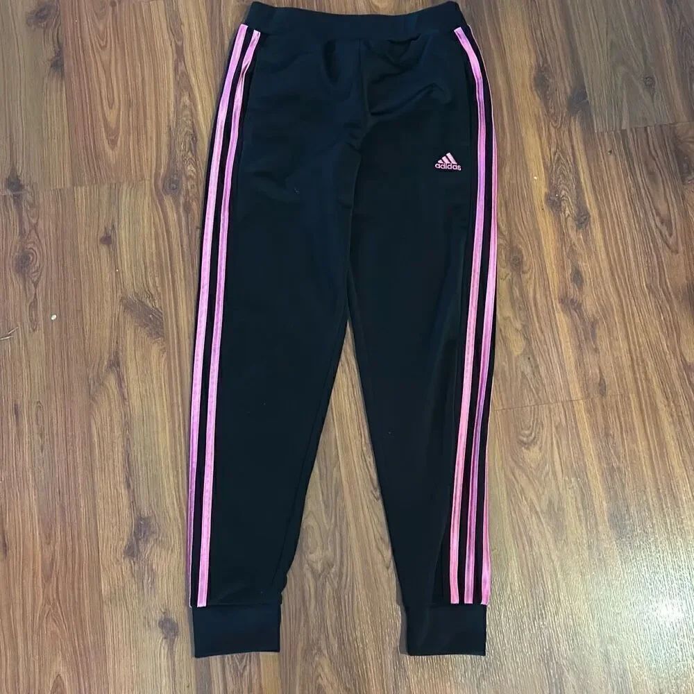 Adidas youth light blue classic athletic pants sweatpants size L youth
